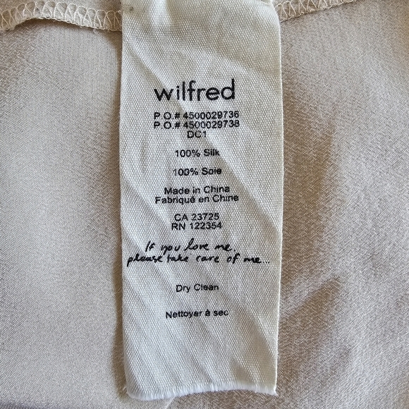 Aritzia Wilfred 100% Silk Flowy Midi Dress XXS - Picture 5 of 11